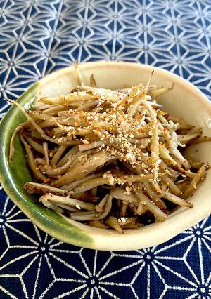 【Diet】ごぼうとえのき茸のきんぴら-レシピのメイン写真