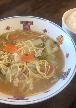 節約！マルタイでニンニク豚骨醤油ラーメン-レシピのメイン写真