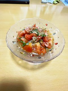 簡単トマトサラダ-レシピのメイン写真