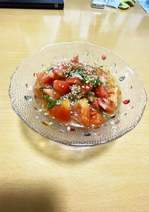 簡単トマトサラダ-レシピのメイン写真