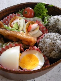 【お弁当】ちくわ・梅・海苔のくるくる-レシピのメイン写真