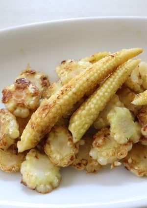 ヤングコーンのバター醤油炒め-レシピのメイン写真