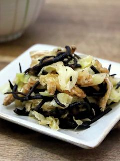 重ね煮で作るひじきとキャベツの煮物-レシピのメイン写真
