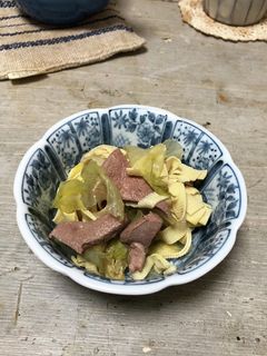 豆腐皮と豚レバーの塩煮-レシピのメイン写真