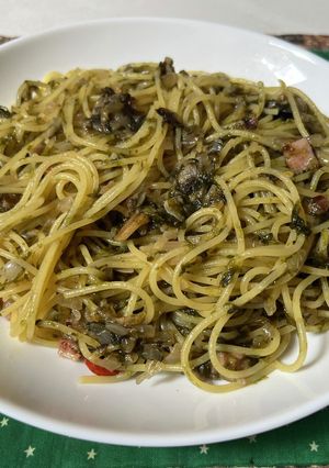 スパゲティ・青海苔ジェノベーゼ-レシピのメイン写真