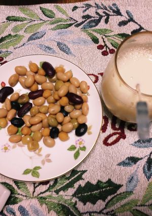 ダイエットにも！豆乳とサラダ豆-レシピのメイン写真