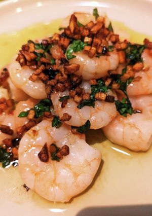 ボイルエビとバジルにんにくオリーブオイル-レシピのメイン写真