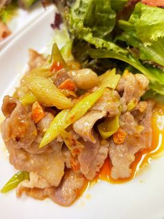 豚肉と長ネギの味噌生姜焼き。-レシピのメイン写真