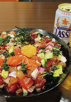 具だくさん！3色のポキ丼-レシピのメイン写真