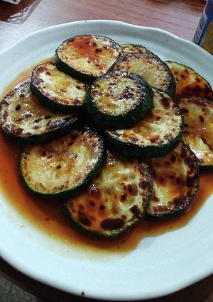 夏野菜 ズッキーニの香ばし照焼き-レシピのメイン写真
