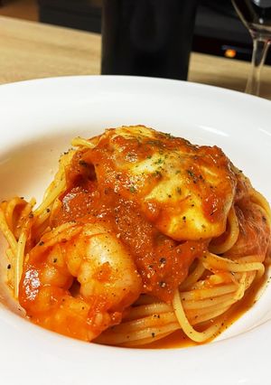 超絶品で超簡単♪濃厚海老クリームパスタ-レシピのメイン写真