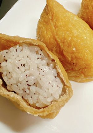 ゆかりごはんでいなり寿司-レシピのメイン写真