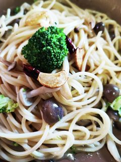 お一人様そのまんまワンパンパスタ-レシピのメイン写真