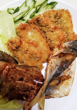 アジで3種類♡骨も捨てないで♪美味しいよ-レシピのメイン写真