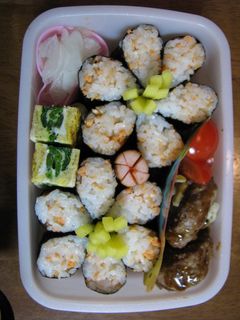 娘のお弁当*花はな細巻き-レシピのメイン写真