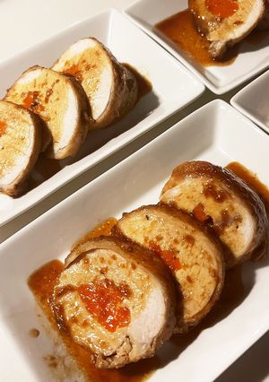 我が家の鶏胸肉にんじんロール-レシピのメイン写真