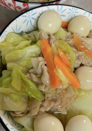 キャベツの中華丼-レシピのメイン写真