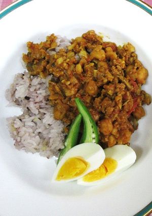 トマトとひよこ豆のキーマカレー-レシピのメイン写真
