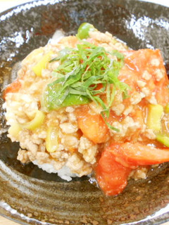 【バランス】コク旨麻婆トマト丼-レシピのメイン写真