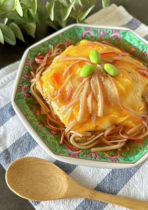 夫が大絶賛した【甘酢あん天津飯】-レシピのメイン写真