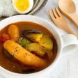 夏野菜たっぷりポキポキスープカレー