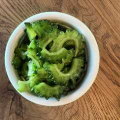 รูปของ 火やレンジを使わず簡単！ゴーヤの副菜