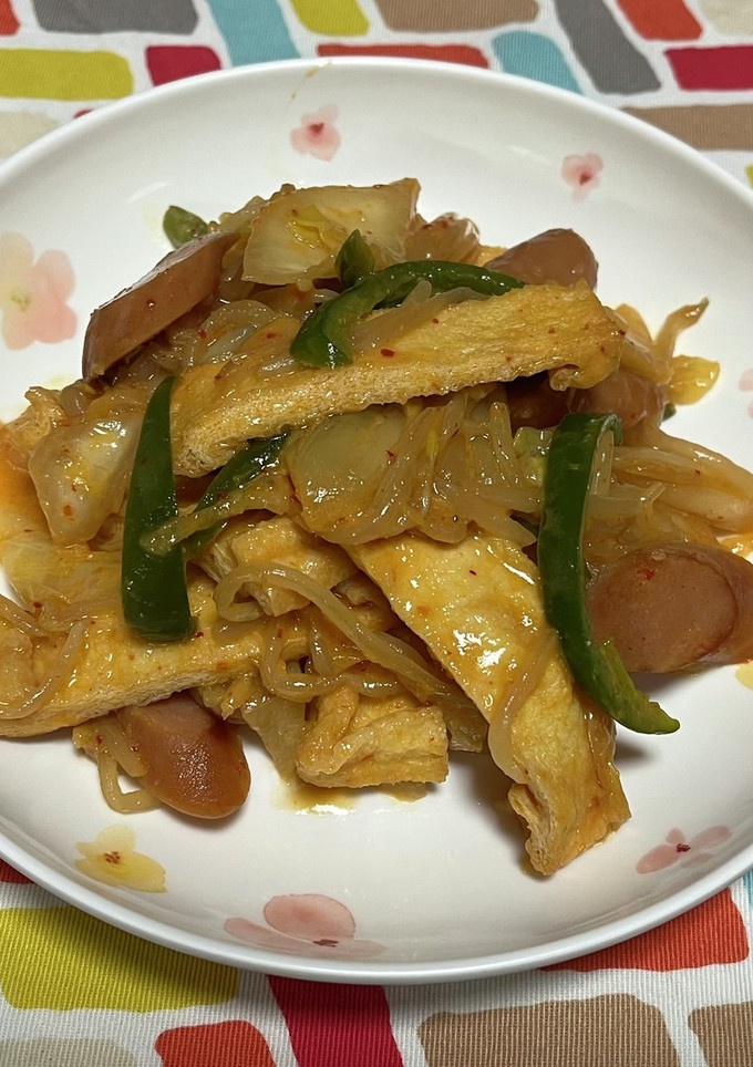 超簡単☆キムチ野菜炒め♪♪-レシピのメイン写真