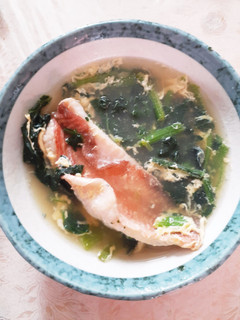 簡単★白身魚とほうれん草のかき玉スープ-レシピのメイン写真