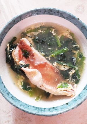 簡単★白身魚とほうれん草のかき玉スープ-レシピのメイン写真