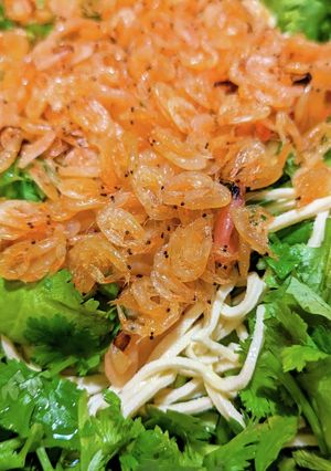 豆腐干絲とアキアミとパクチーサラダ-レシピのメイン写真