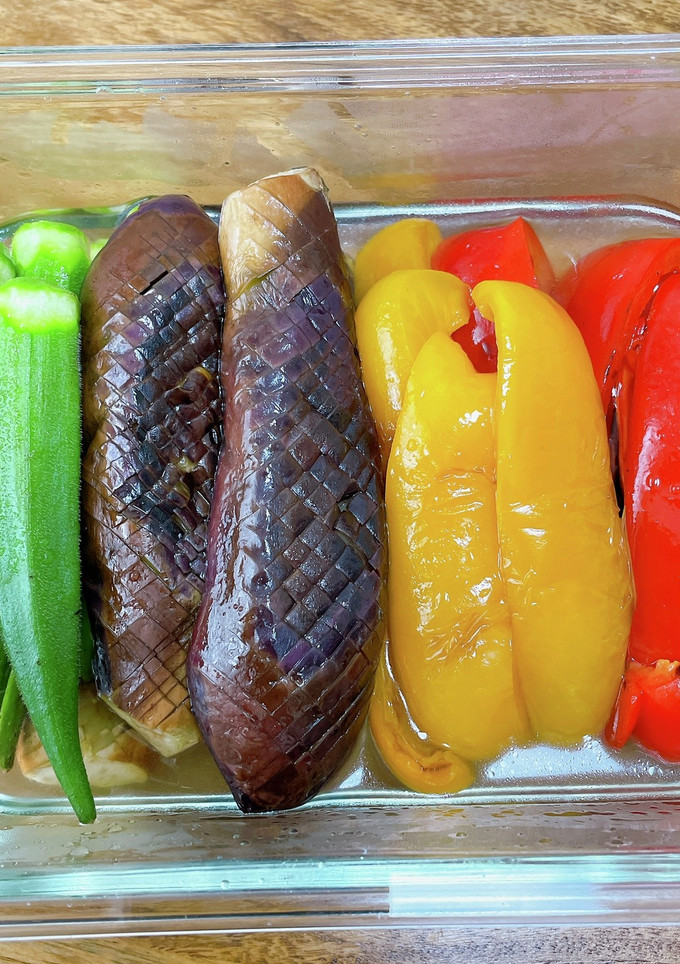 夏野菜の焼き浸し-レシピのメイン写真