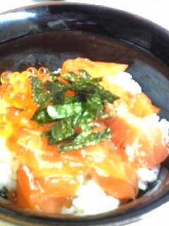 鮭といくらの親子丼-レシピのメイン写真