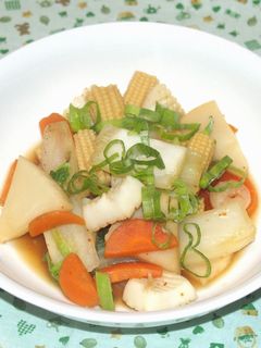 シーフードと野菜のオイスターソース炒め-レシピのメイン写真