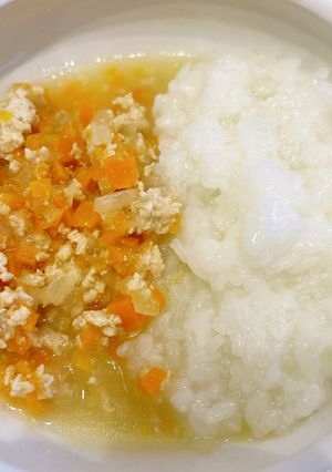 【保育園離乳後期】鶏ひき肉と野菜の味噌煮-レシピのメイン写真