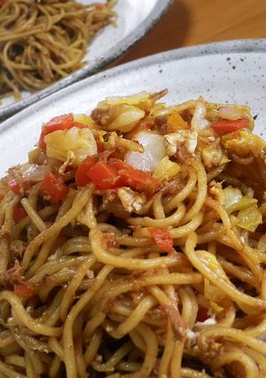 簡単ランチ☆　ツナたま焼きそば♪-レシピのメイン写真