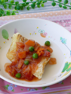 魚の唐揚げトマトあん/保育園こども園給食-レシピのメイン写真