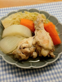 炊飯器で作る 野菜たっぷり手羽元のポトフ-レシピのメイン写真