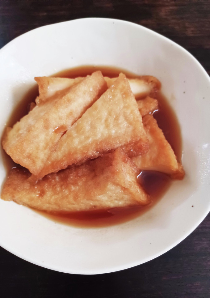簡単おでんの素で厚揚げの煮物-レシピのメイン写真