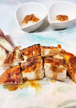 鶏むね肉の醤油糀焼きはちみつ黒酢ソース-レシピのメイン写真