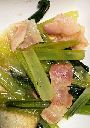 時短★小松菜バター炒め-レシピのメイン写真