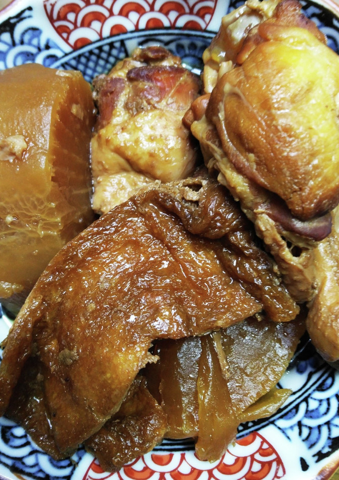大根と鶏肉の煮物　食べた後のお楽しみも-レシピのメイン写真