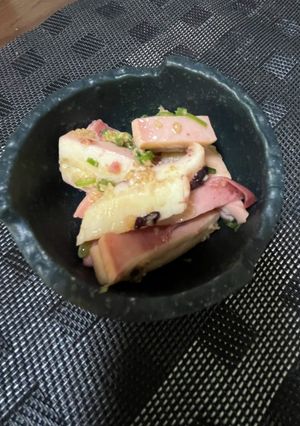 ボイルイカの生姜醤油和え-レシピのメイン写真