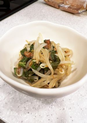 大葉ともやしで梅サラダ-レシピのメイン写真