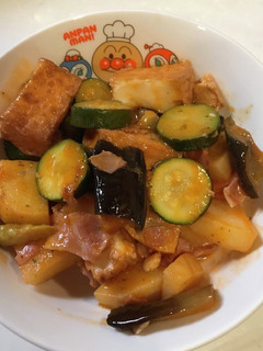 長芋と夏野菜のトマト煮-レシピのメイン写真