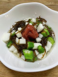 山芋 オクラ もずく ネバネバサラダ-レシピのメイン写真