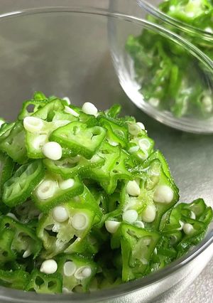 【オクラ】薄切りが美味しい！-レシピのメイン写真