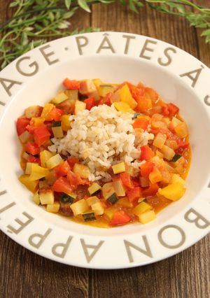 簡単！スペイン風たっぷり野菜カレー-レシピのメイン写真
