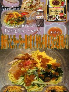 美味ドレとジャージャー麺の素で冷やし中華-レシピのメイン写真