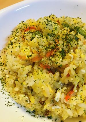 冷凍カップ惣菜活用●ポン酢玉子チャーハン-レシピのメイン写真