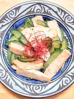 相葉マナブ☆チキンとキュウリの甘酢炒め-レシピのメイン写真
